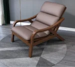 كرسي استرخاء مع مسند للقدم بتصميم ايطالى