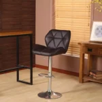 كرسي بار مميز من الفولاذ و الجلد الفاخر