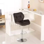 كرسي بار مميز من الفولاذ و الجلد الفاخر