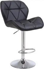 كرسي بار مميز من الفولاذ و الجلد الفاخر