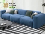 كنب مودرن بتصميم عصري ومقاعد مريحة للمعيشة