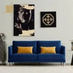 كنب مخملي بتصميم مريح و مميز