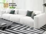 كنب مودرن بتصميم عصري ومقاعد مريحة للمعيشة