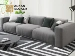 كنب مودرن بتصميم عصري ومقاعد مريحة للمعيشة