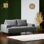 كنب مقعدين قماش بتصميم أفوندال
