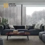 كنبة اميركي مودرن بتصميم بسيط