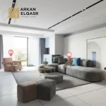 كنبة زاوية أنيقة و مميزة بتصميم مودرن