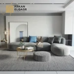 كنبة زاوية أنيقة و مميزة بتصميم مودرن