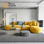 كنبة زاوية أنيقة و مميزة بتصميم مودرن