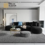 كنبة زاوية أنيقة و مميزة بتصميم مودرن