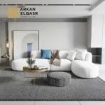 كنبة زاوية أنيقة و مميزة بتصميم مودرن