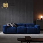 كنبة مودرن بتصميم حديث مريح مع بوف