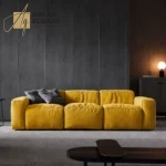 كنبة مودرن بتصميم حديث مريح مع بوف