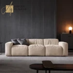 كنبة مودرن بتصميم حديث مريح مع بوف