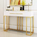 كونسول شيك من الاستيل المذهب