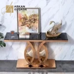 طاولة كونسول رخامية بتصميم حديث