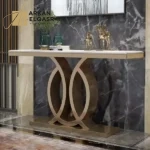 طاولة كونسول رخامية بتصميم حديث