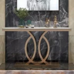 طاولة كونسول رخامية بتصميم حديث