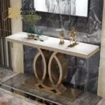 طاولة كونسول رخامية بتصميم حديث