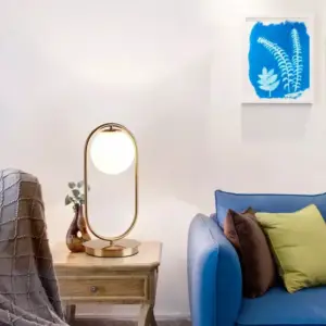 مصباحين جانبيين من الاستيل المذهب