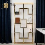 وحدة التخزين الستيل المذهبة الفخمة