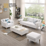 طقم كنب بتصميم راقي ومريح