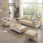 طقم كنب بتصميم راقي ومريح