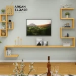 أرفف بتصميم هندسي جذاب