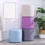 بوف مميز من القماش متعددة الألوان