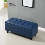 مقعد بوف مع خزانة بتصميم عصري