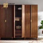 خزانة ملابس ستة أبواب بتصميم كلاسيكي