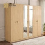 خزانة ملابس ستة أبواب بتصميم حديث