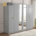 خزانة ملابس ستة أبواب بتصميم حديث