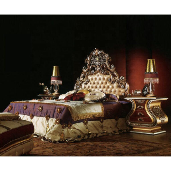 سرير نوم على الطراز ملكي حديث