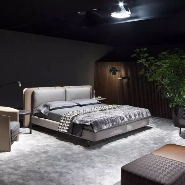 سرير غرفة نوم بتصميم فاخر