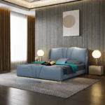 سرير مزدوج بتصميم فخم وشيك