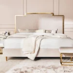 سرير بسيط بتصميم مودرن فخم