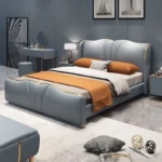 سرير مزدوج بتصميم فخم وشيك