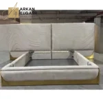 سرير مزدوج كبير اللوح الأمامي عالي الجودة مضاء