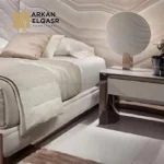 سرير مزدوج كبير اللوح الأمامي عالي الجودة مضاء