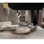 سرير مزدوج كبير اللوح الأمامي عالي الجودة مضاء