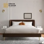 سرير مخمل انيق