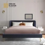 سرير مخمل انيق