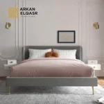 سرير مخمل انيق