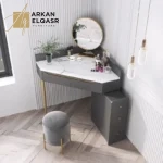 تسريحة غرفة نوم بسطح رخامي