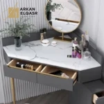 تسريحة غرفة نوم بسطح رخامي