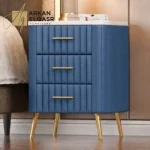 طاولة جانبية جلد حديث بتصميم راقي