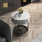 طاولة جانبية مستدير بتصميم مميز