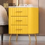 طاولة جانبية جلد حديث بتصميم راقي