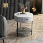 طاولة جانبية مستدير بتصميم مميز